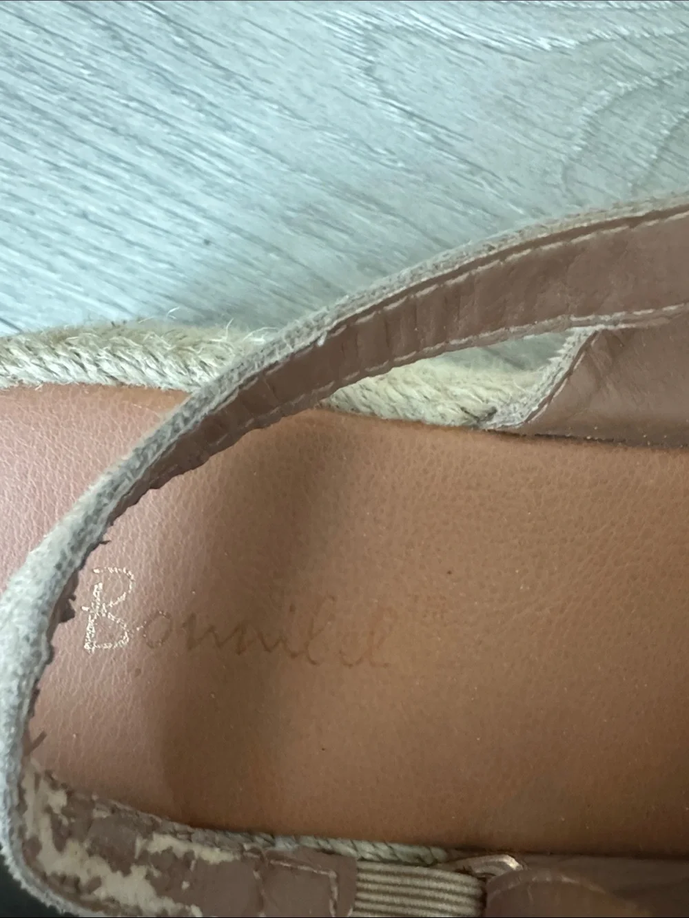 Born Crisscross Espadrille Slingback Sandals - Taupe size 8